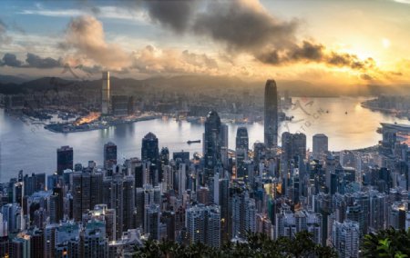 香港河岸建筑