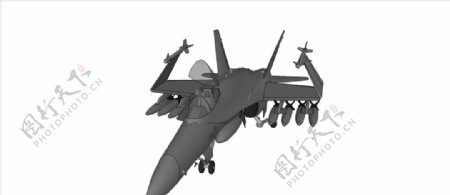 折叠F18战斗飞机模型
