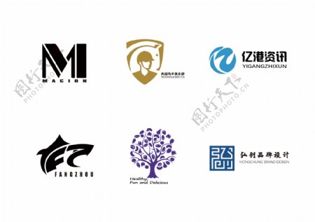 排版文字字母logo企业