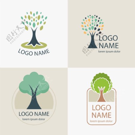 创意树型logo设计