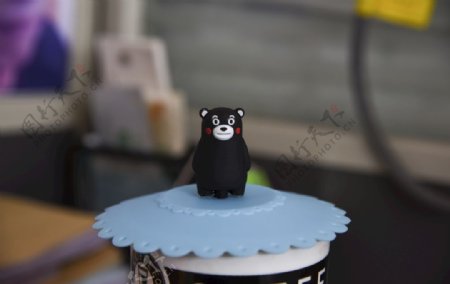 熊本熊可爱杯盖