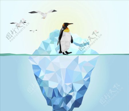 冰山企鹅