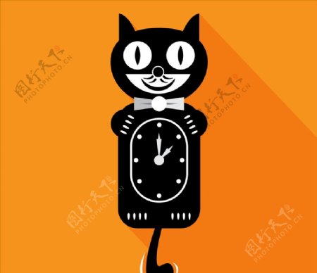 黑猫时钟