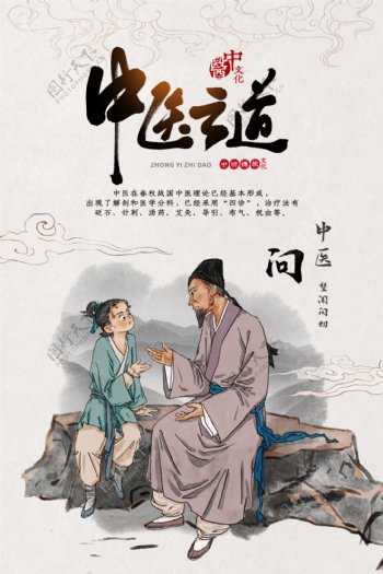 中医之道文化海报图片