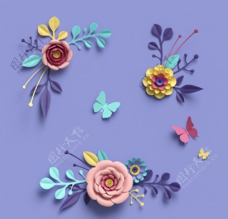 插画素材花卉图片