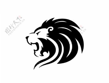 狮子狮头标志标识图标素材图片