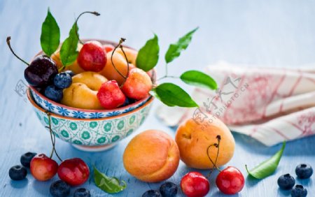 水果食材组合摄影图片