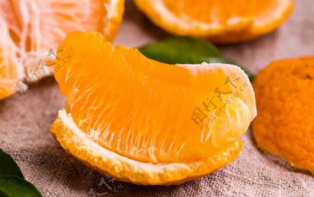 橙子水果果实背景海报素材图片