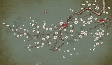 中式花鸟图片