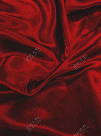 红色绸缎背景图片