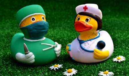 医生护士橡胶鸭子图片