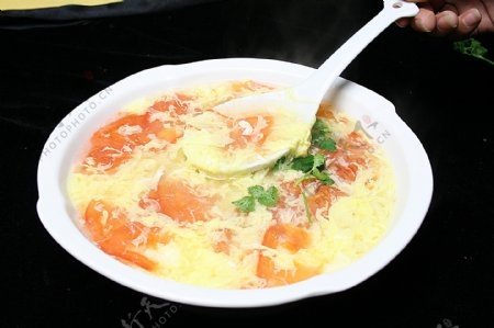 家常菜西红柿鸡蛋汤图片