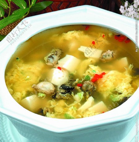 豫菜海蛎豆腐汤图片