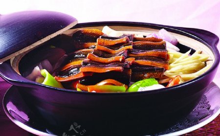 豫菜生啫黄鳝图片