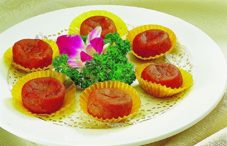 豫菜特色柿子饼图片