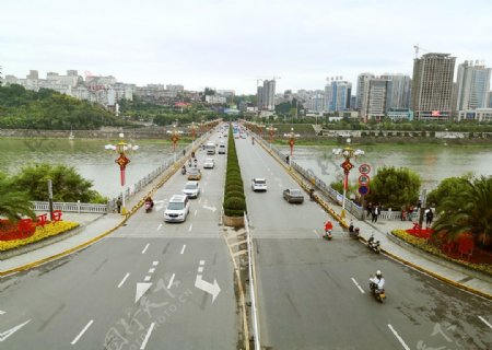 安康汉江一桥图片