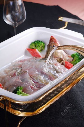 川菜菜灌汤桂鱼图片