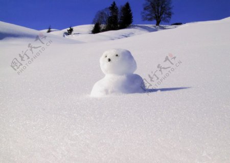 雪人图片