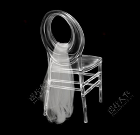 透明椅子图片