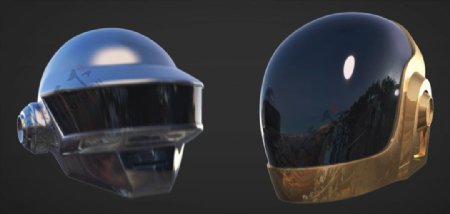 C4D模型动画朋克头盔图片