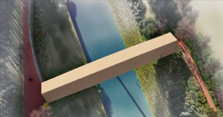 景观桥效果图图片