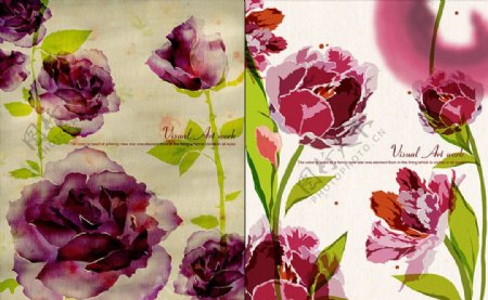 植物花卉印花素材纹理图片