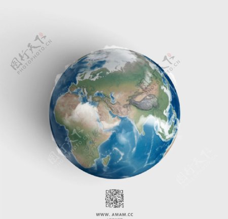 地球各大洲高清模型圖片