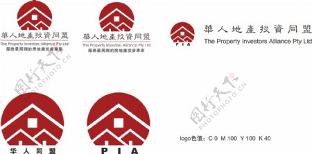 华人同盟logo矢量