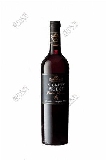 棕色红酒酒瓶图片