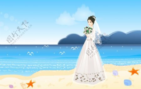海边新娘动画
