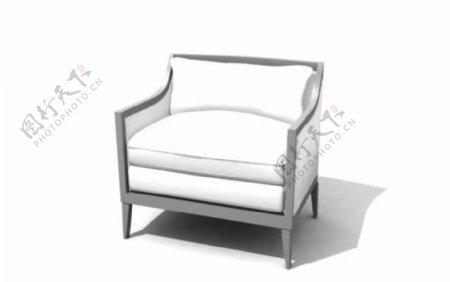 欧式家具椅子0163D模型