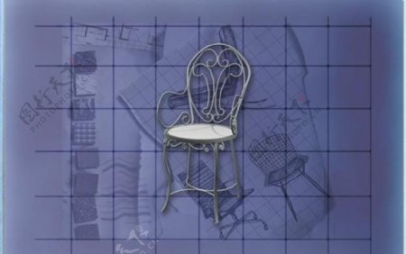 酒店风格家具椅子A0203D模型
