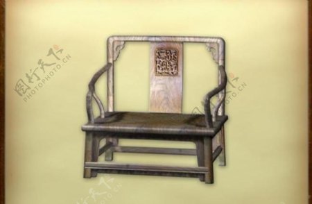 中国古典家具椅子0133D模型