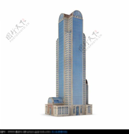 高层商务楼max建筑模型