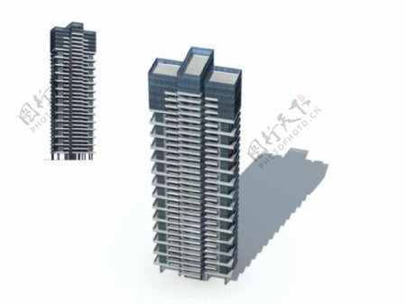 建筑高层模型