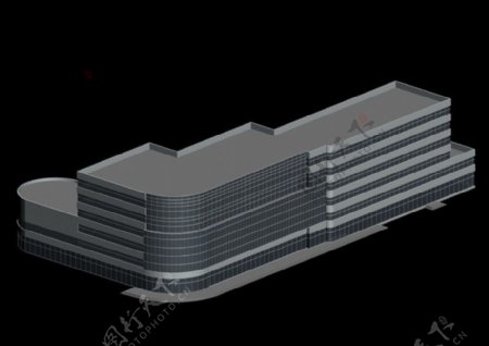 高档商业建筑3D模型素材