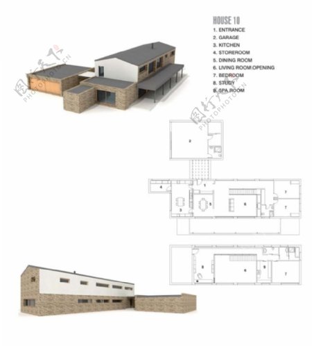 建筑房子模型