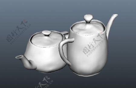3D茶壶抛光