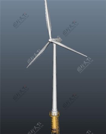 风车发电游戏模型