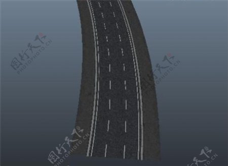 三线高度公路游戏模型