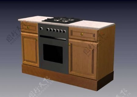 厨具典范3D卫浴厨房用品模型素材24