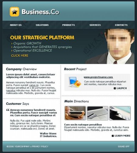 Flash企业网站
