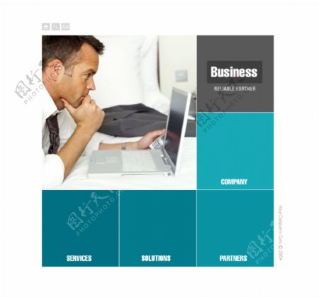 简单的企业网页模板