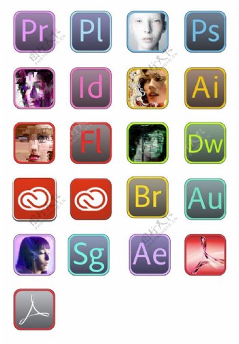Adobecs6系列软件图标下载