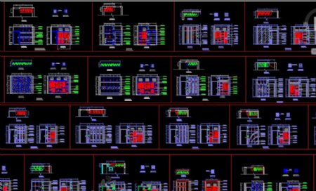 梁志天最新衣柜100套CAD