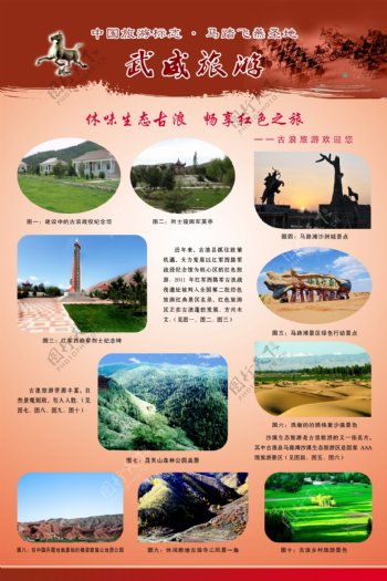 武威旅游展板图片