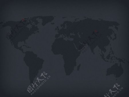 世界地图ppt模板