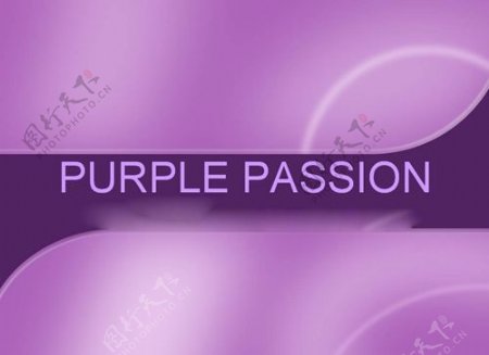 紫色女性PPT模板