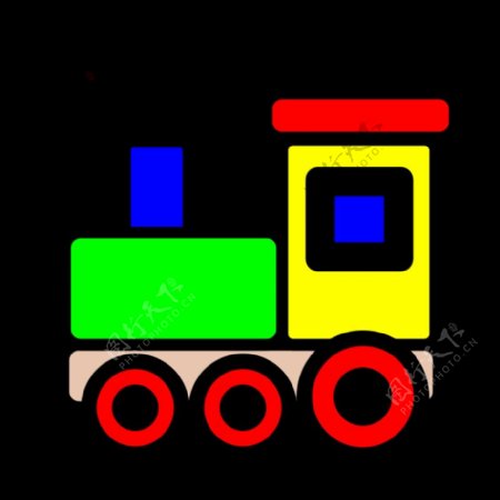 玩具火车的图标