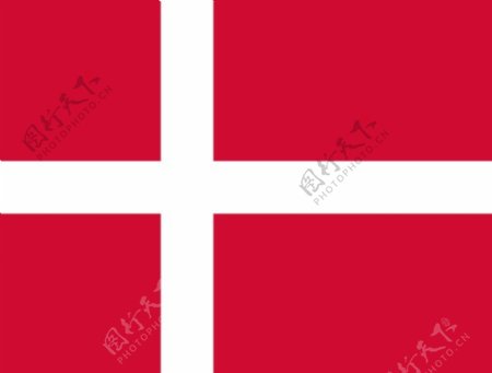 丹麦的剪贴画国旗